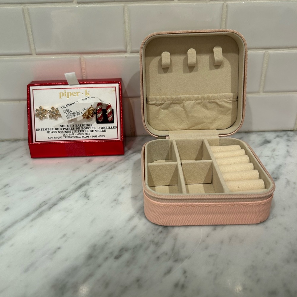 Piper Pink Jewelry Organizer Box